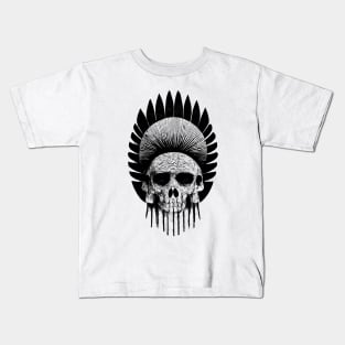 Indian Chief Skull Kids T-Shirt